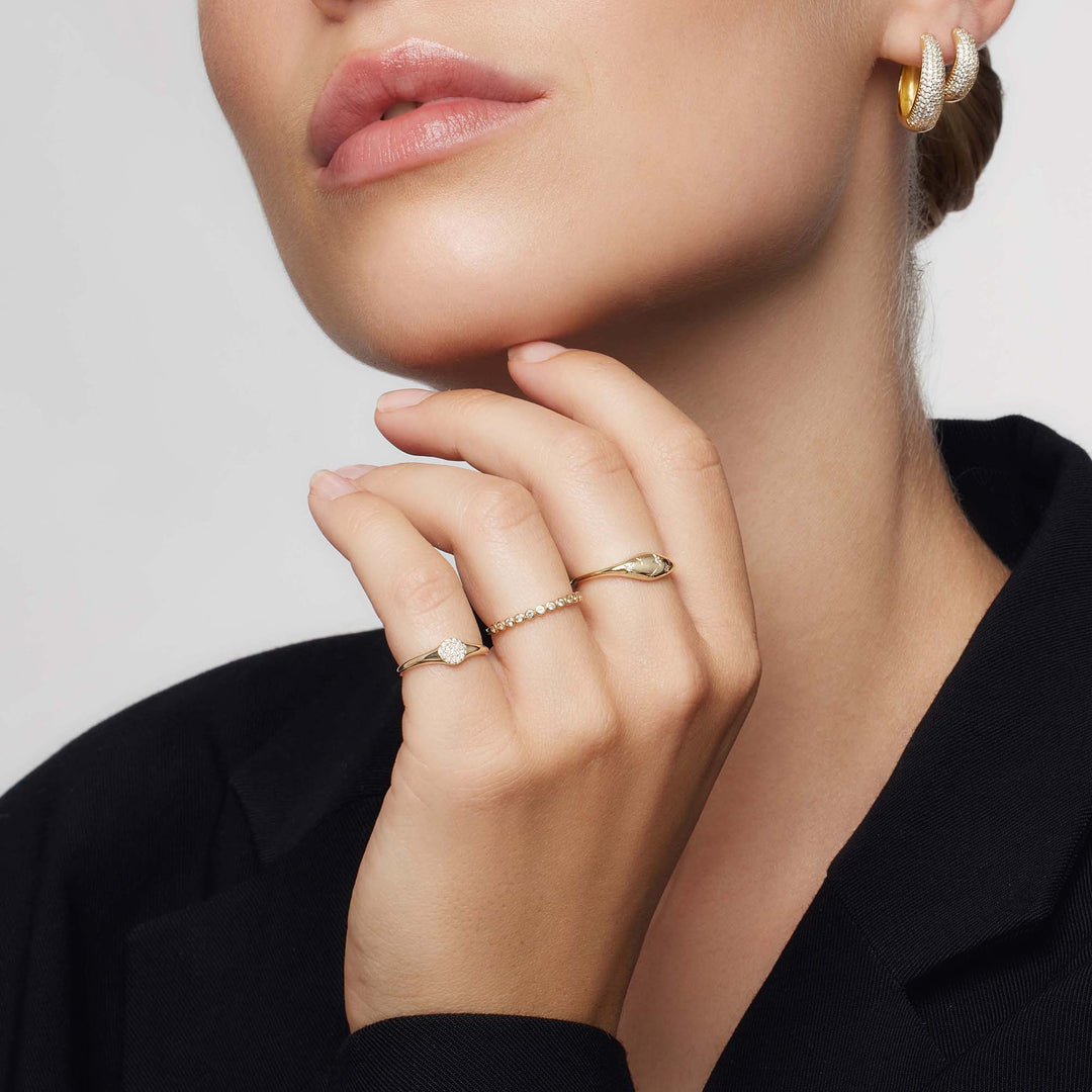 Dome™ | Gold Diamond Ring